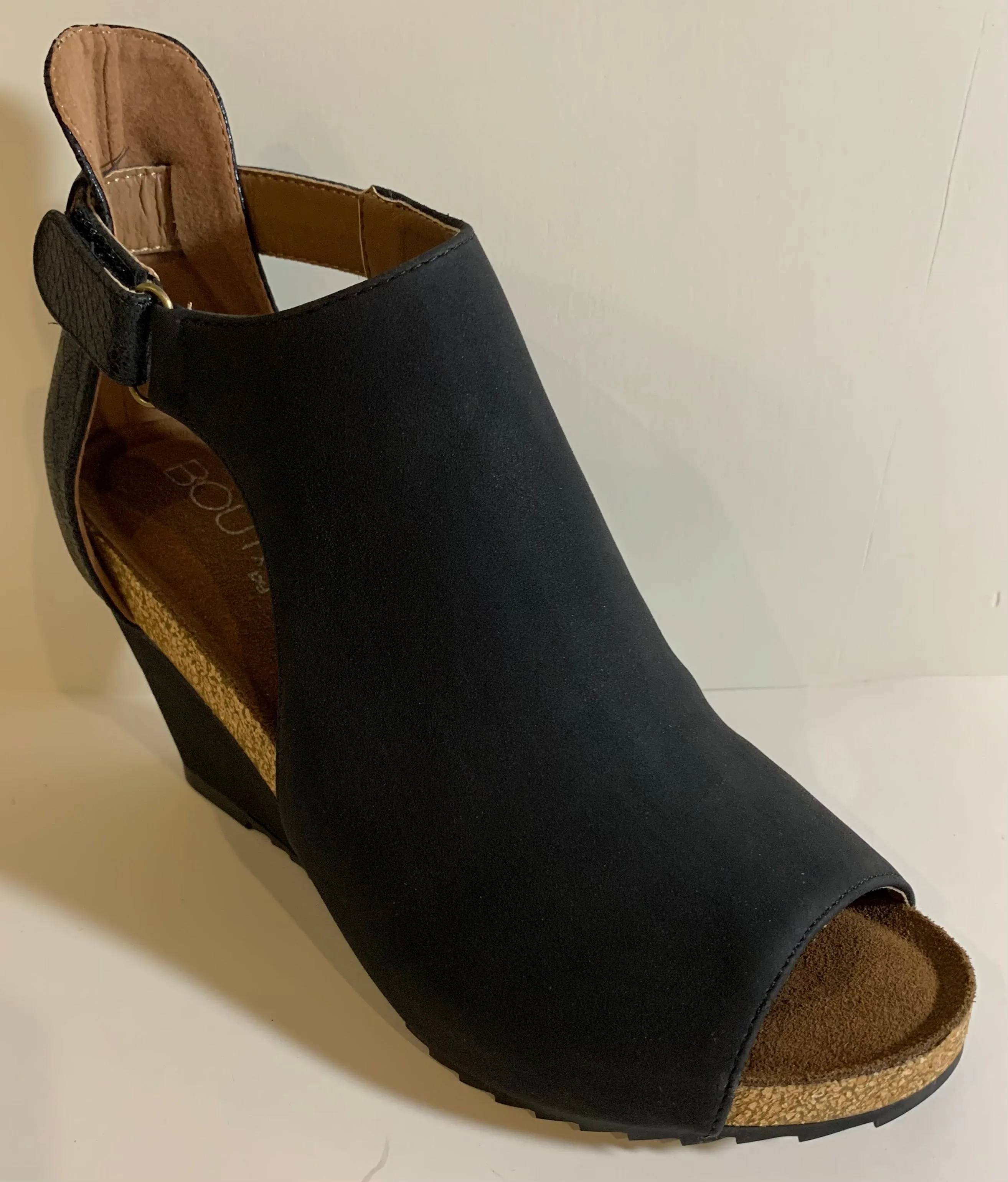 Black Wedge Heels | Corkys Sunburst