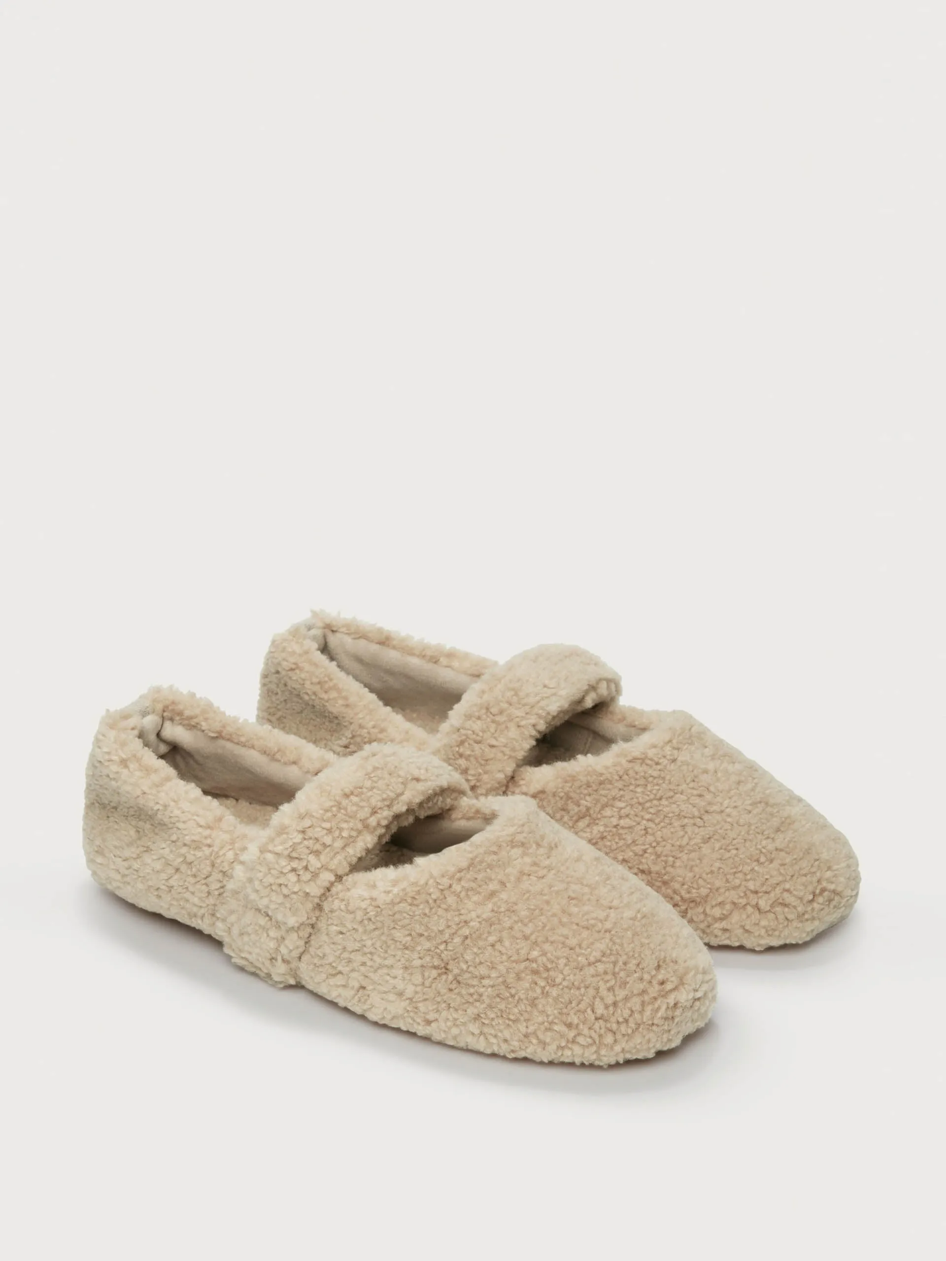 Borg ballet slippers
