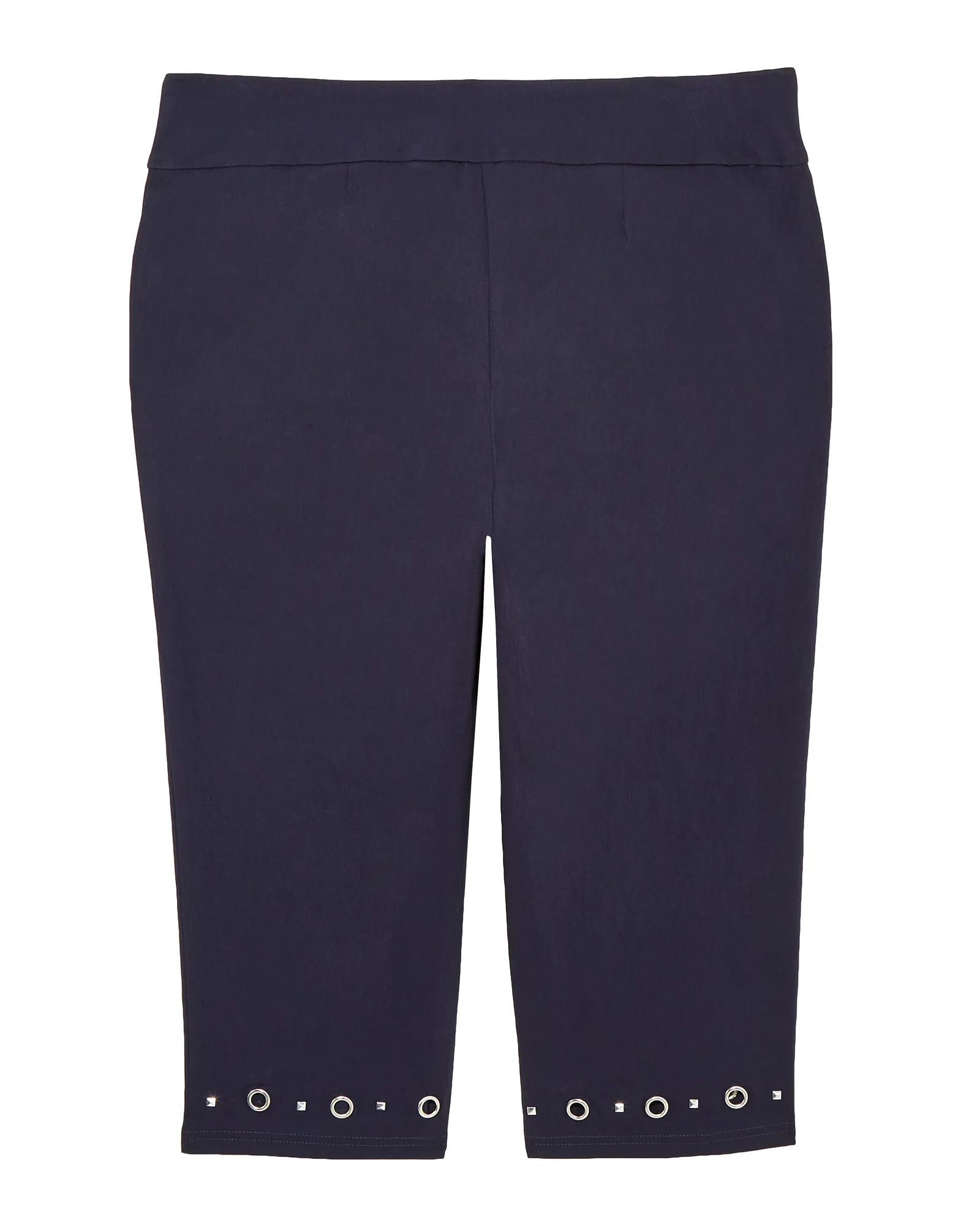 Burgas Capris w/ Hem Detail | Navy