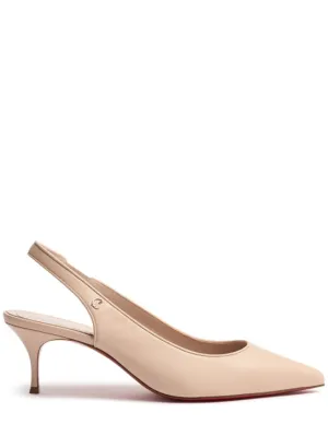 Christian Louboutin   55mm Sporty Kate nappa slingback pumps 