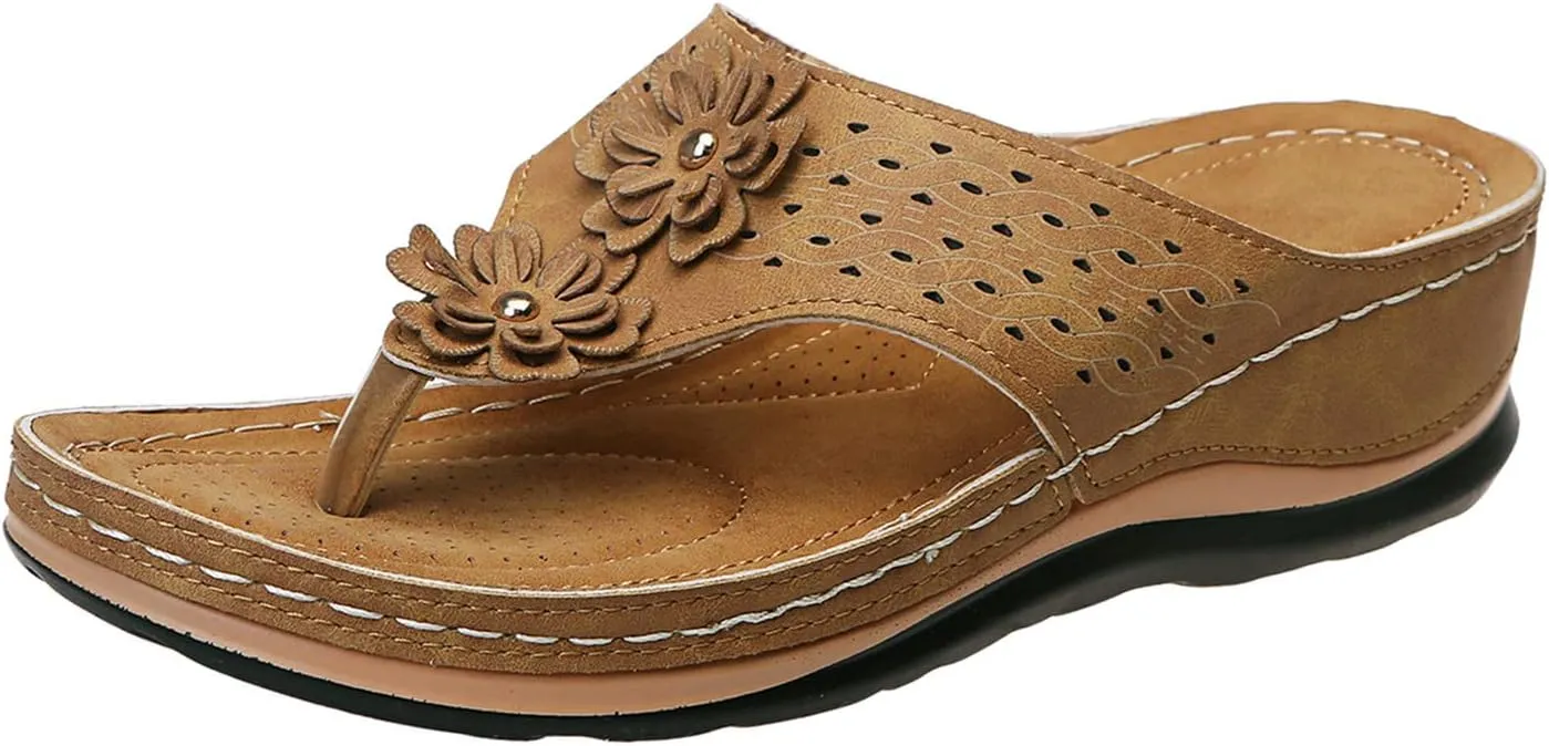 Flip Flops Women Comfortable Summer Beach Thong Sandals Flip Flop Slip on Lightweight Athletic Thong Sandals