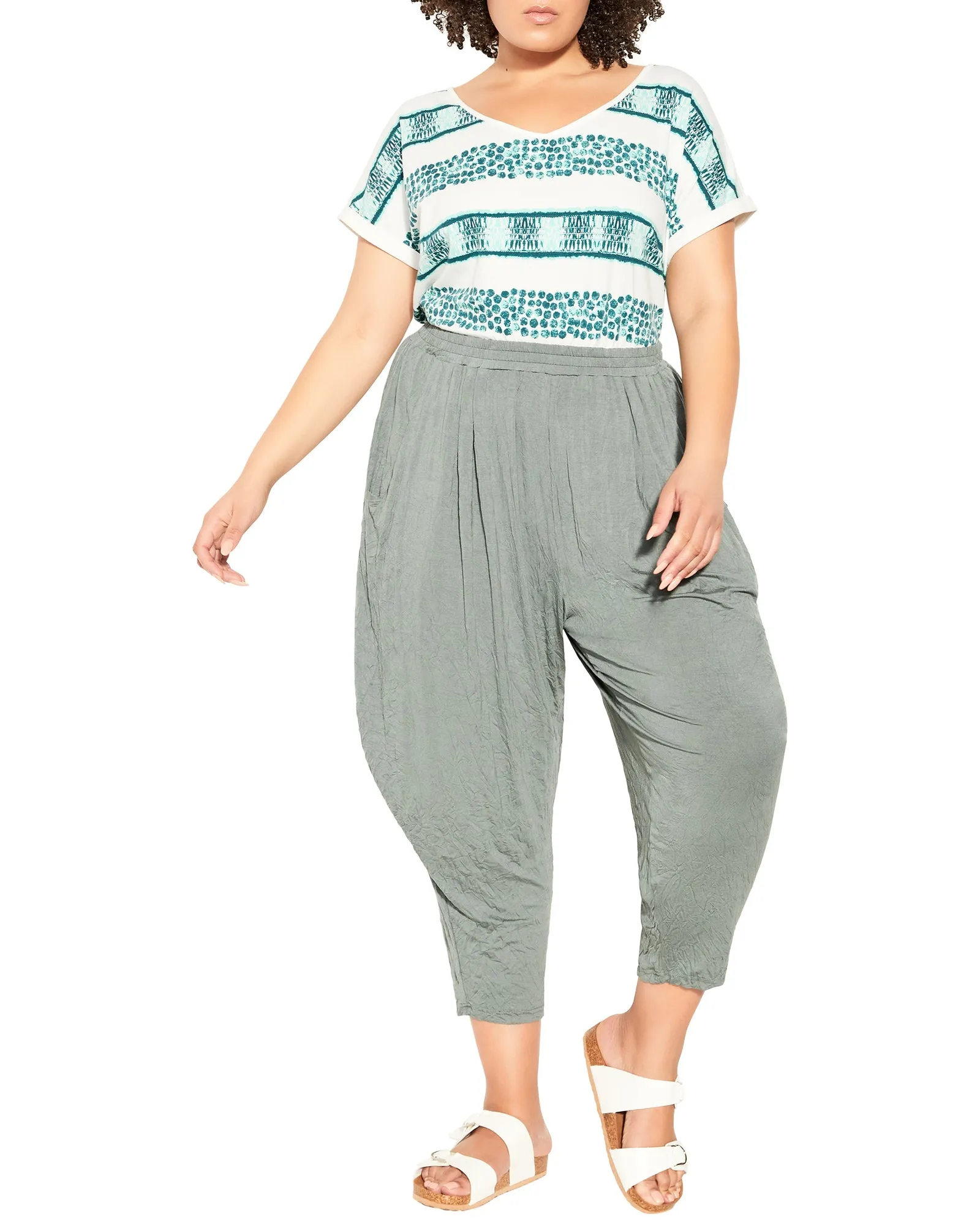 Janelle Crush Pant | Sage Green