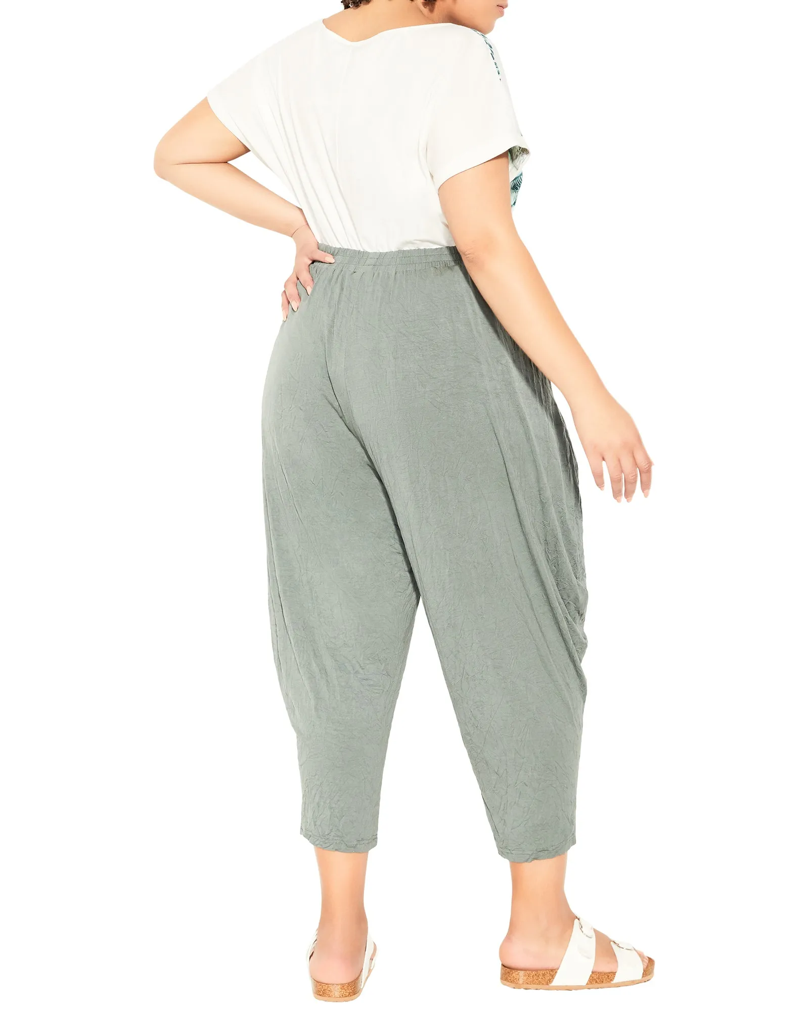 Janelle Crush Pant | Sage Green