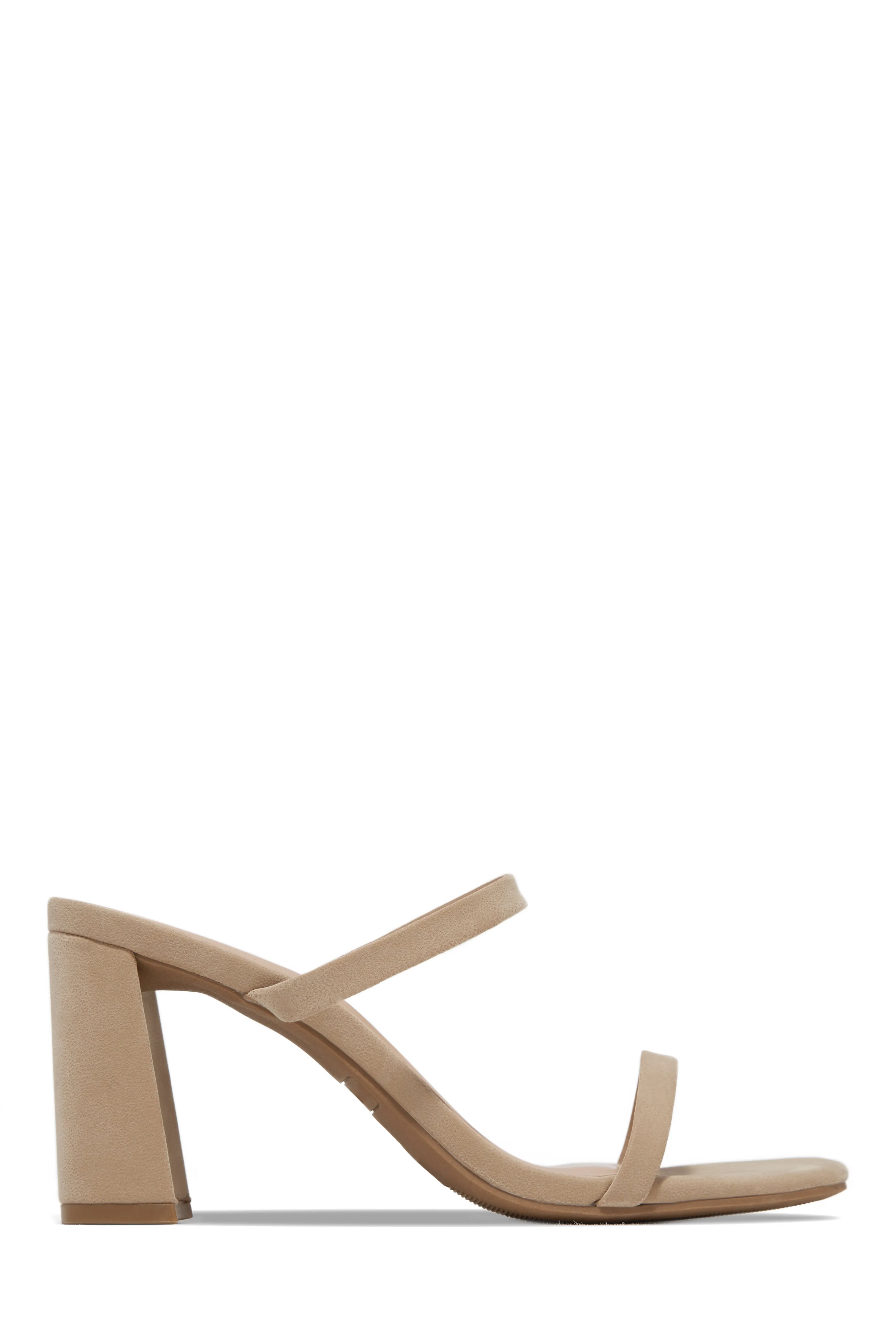 Jaynee Block Heel Mules - Silver
