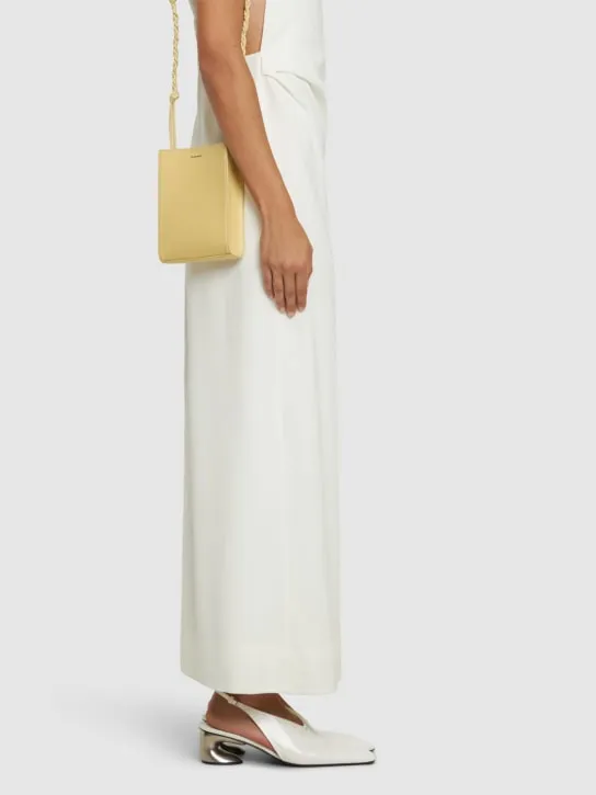 Jil Sander   50mm Leather slingback pumps 