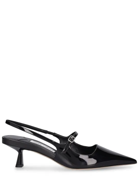 Jimmy Choo   45mm Didi leather slingback pumps 