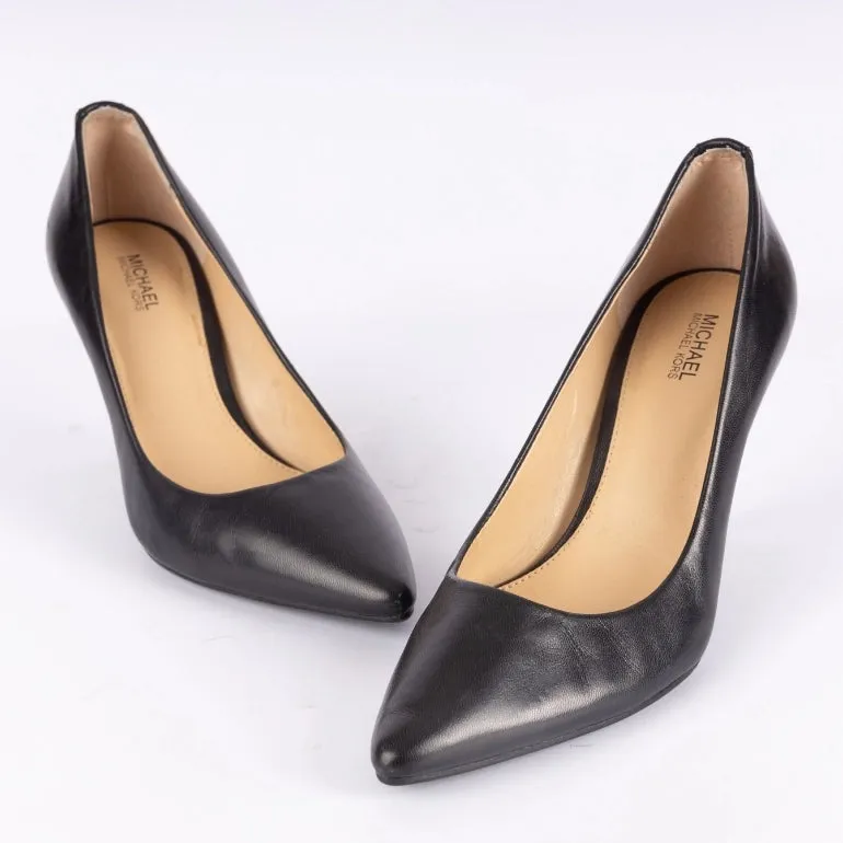 Michael Kors Dorothy Black Leather Pumps