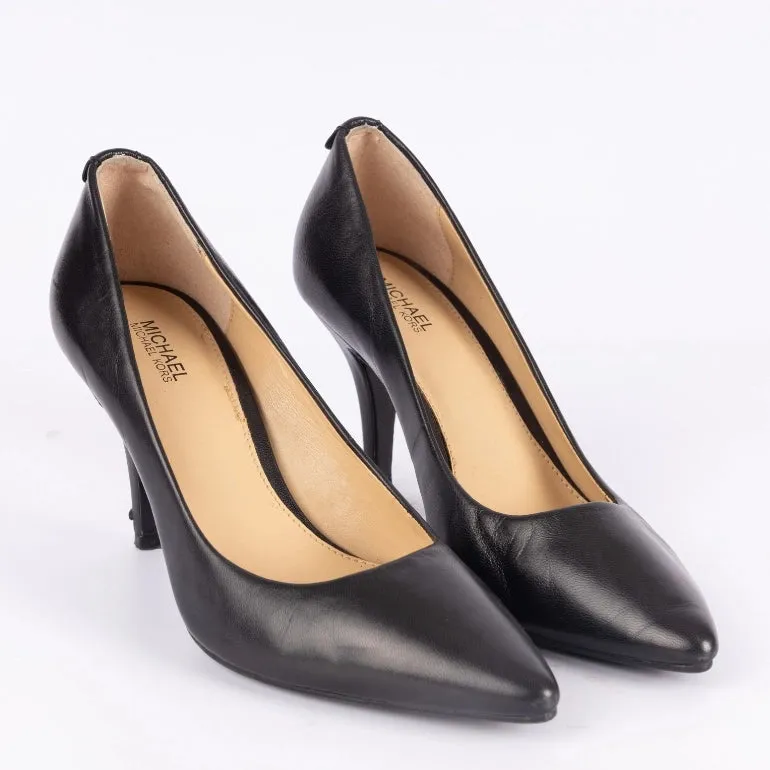 Michael Kors Dorothy Black Leather Pumps