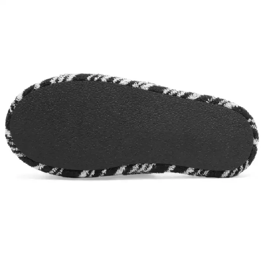 Missoni Keith slippers, black/white
