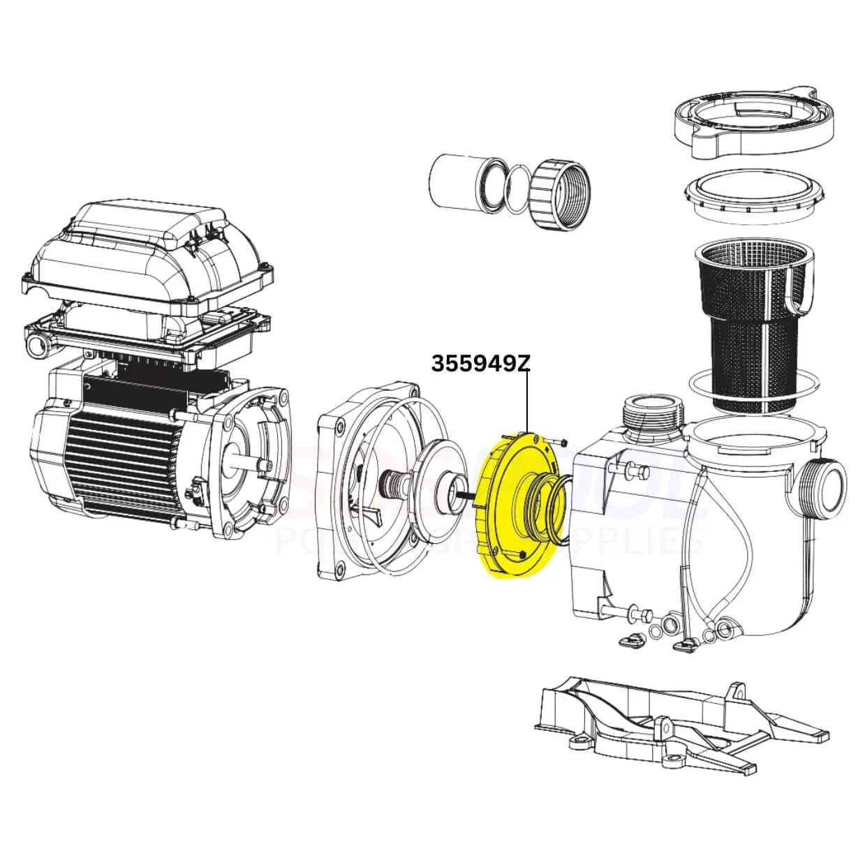 Pentair Diffuser For SuperFlo VST Pumps | 355949