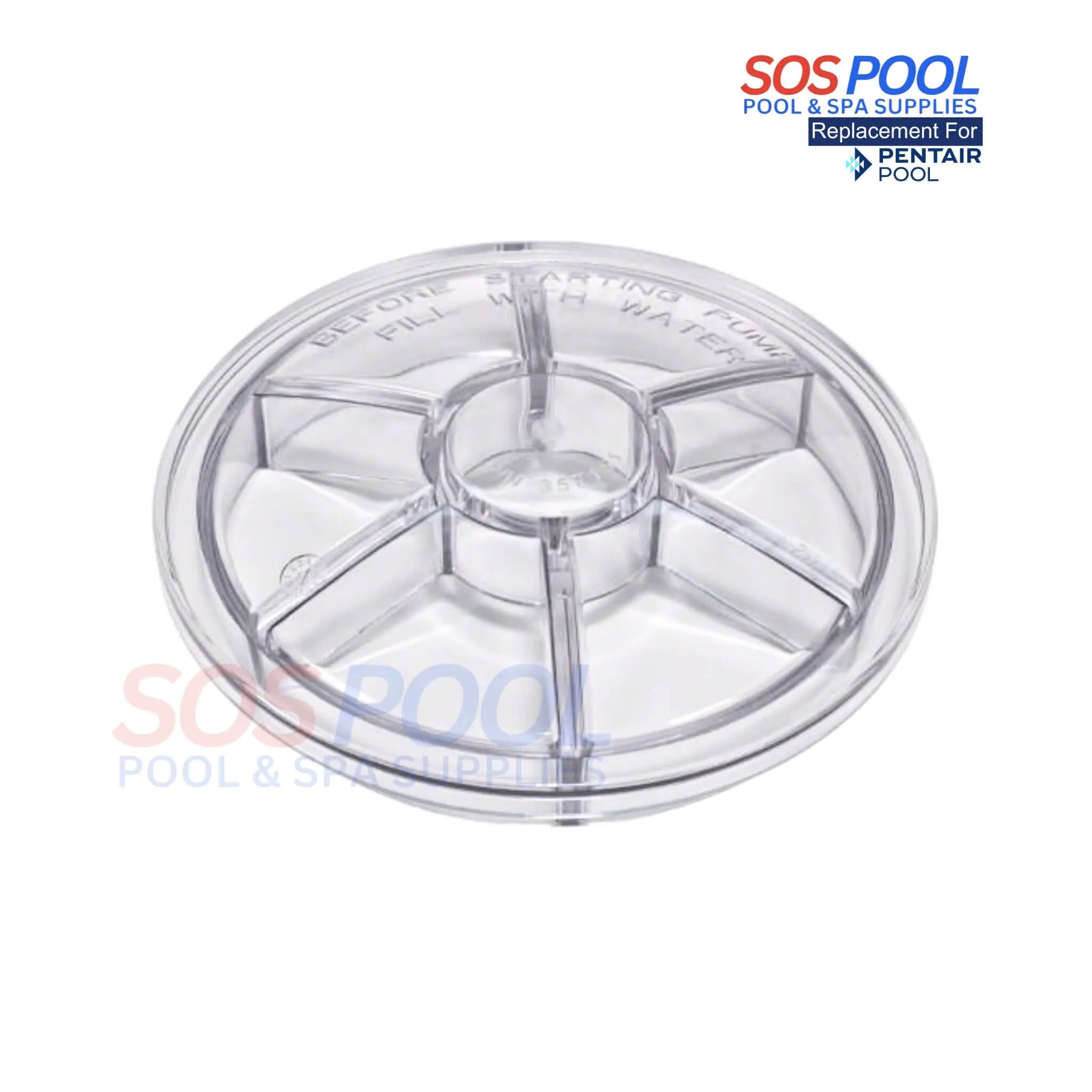 SOSPool Clear Pump Lid For Pentair IntelliFlo and WhisperFlo Pumps | 357151 | PCG357151
