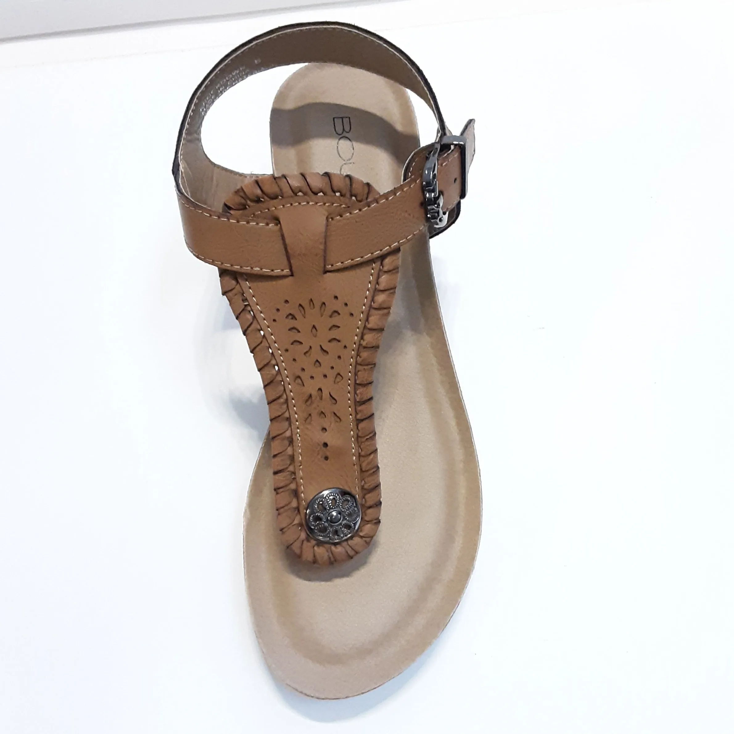 Wedged Thong Buckle Sandal | Boutique by Corkys Knock Down - FINAL SALE